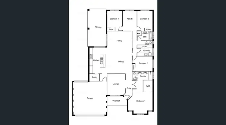 Floorplan of Homely house listing, 25 Nepean Turn, Millbridge WA 6232
