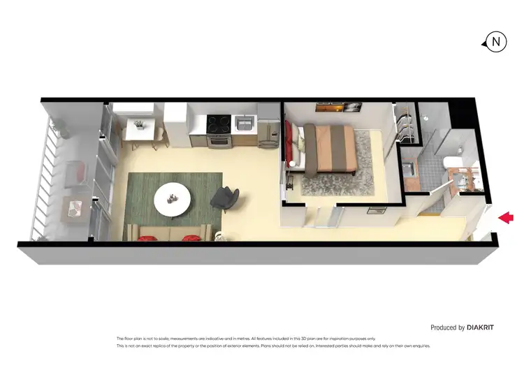 Floorplan of Homely apartment listing, 803/5 Blanch Street, Preston VIC 3072