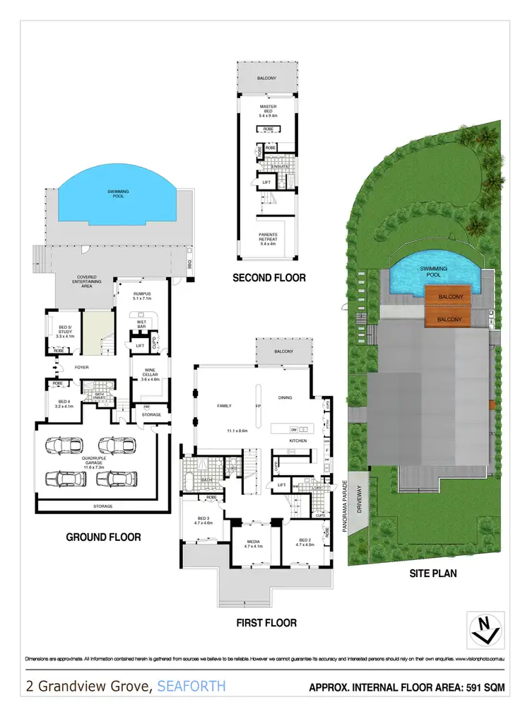 Floorplan of Homely house listing, 2 Grandview Grove, Seaforth NSW 2092