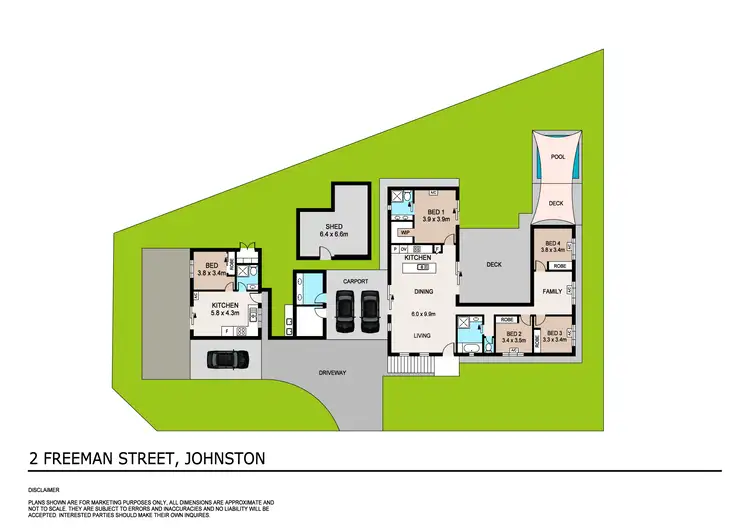 Floorplan of Homely house listing, 2 Freeman Street, Johnston NT 832