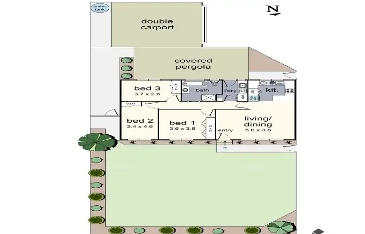 Floorplan of Homely house listing, 78 Cardigan Road, Mooroolbark VIC 3138