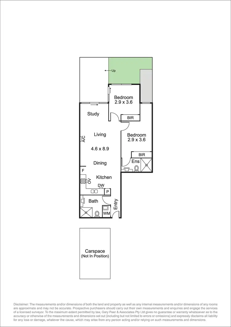 Floorplan of Homely apartment listing, G08/332 Neerim Road, Carnegie VIC 3163