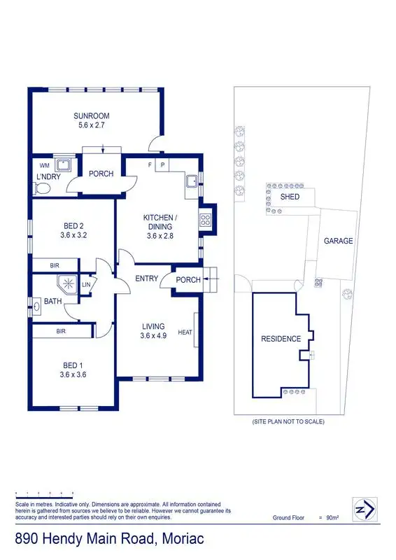 Floorplan of Homely house listing, 890 Hendy Main Road, Moriac VIC 3240