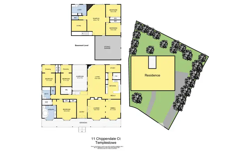 Floorplan of Homely house listing, 11 Chippendale Court, Templestowe VIC 3106