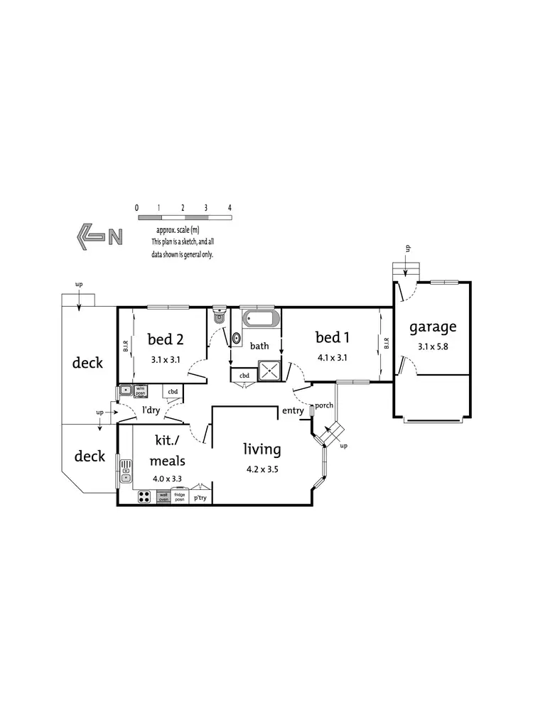 Floorplan of Homely unit listing, 3/31 Ford Street, Ringwood VIC 3134