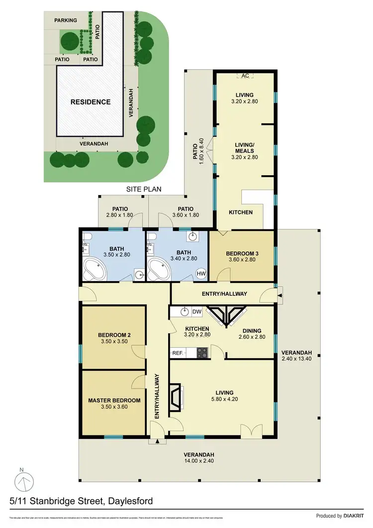 Floorplan of Homely house listing, 5/11 Stanbridge Street, Daylesford VIC 3460