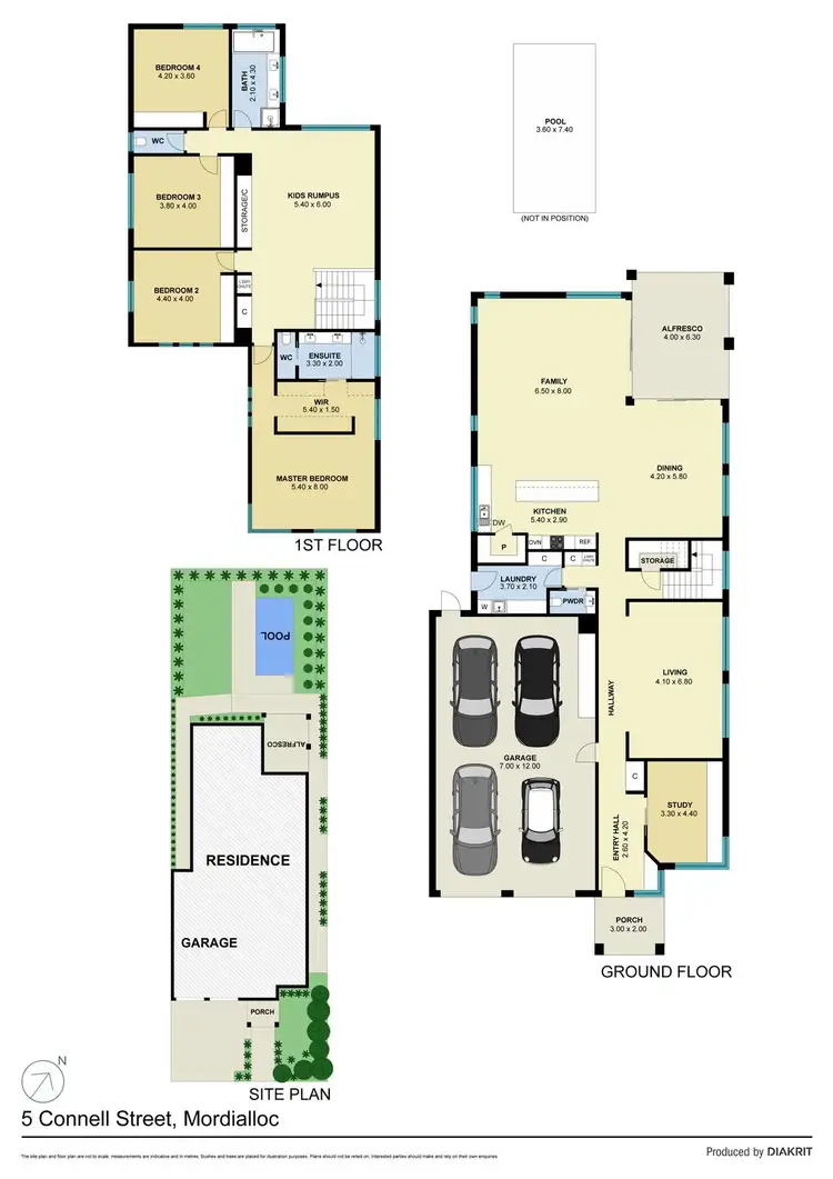 Floorplan of Homely house listing, 5 Connell Street, Mordialloc VIC 3195