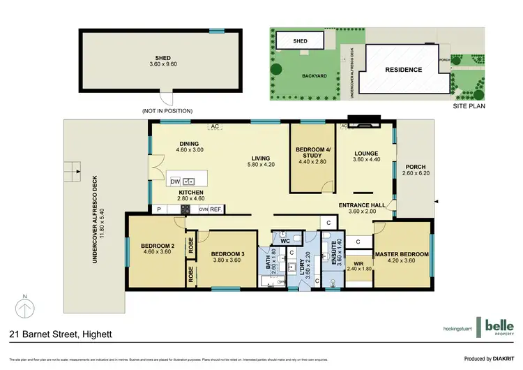 Floorplan of Homely house listing, 21 Barnet Street, Highett VIC 3190