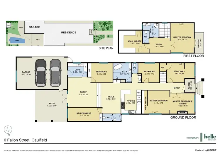 Floorplan of Homely house listing, 6 Fallon Street, Caulfield VIC 3162