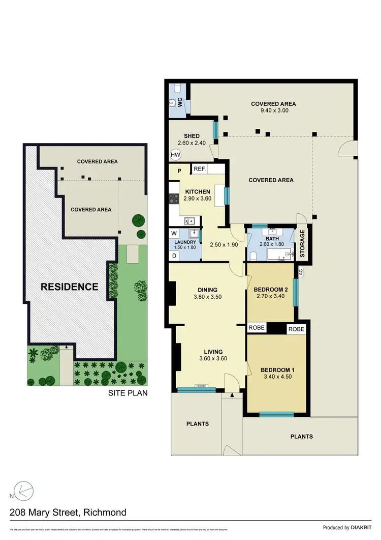 Floorplan of Homely house listing, 208 Mary Street, Richmond VIC 3121