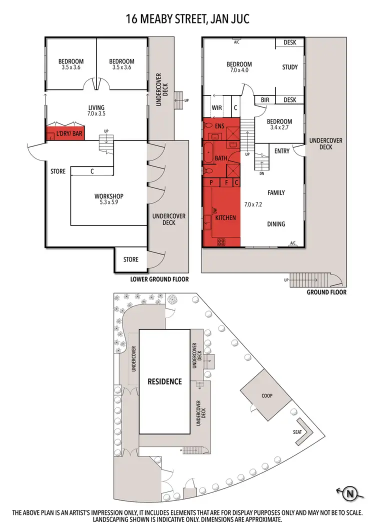 Floorplan of Homely house listing, 16 Meaby Street, Jan Juc VIC 3228