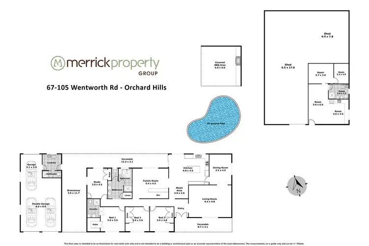 Floorplan of Homely rural property listing, 67-105 Wentworth Road, Orchard Hills NSW 2748