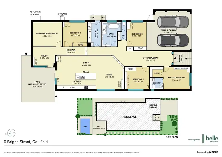 Floorplan of Homely house listing, 9 Briggs Street, Caulfield VIC 3162