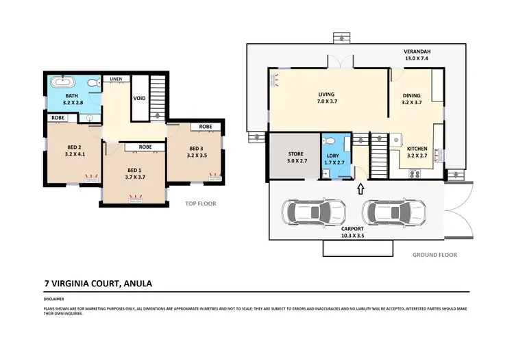 Floorplan of Homely house listing, 7 Virginia Court, Anula NT 812