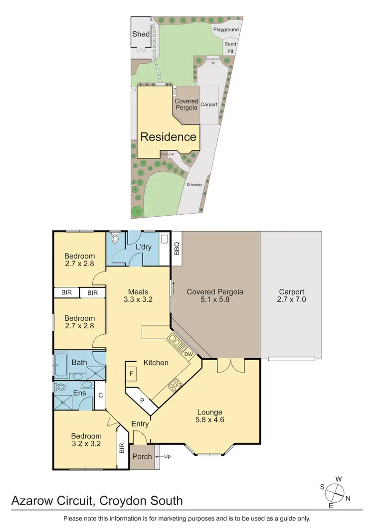 Floorplan of Homely house listing, 3 Azarow Circuit, Croydon South VIC 3136