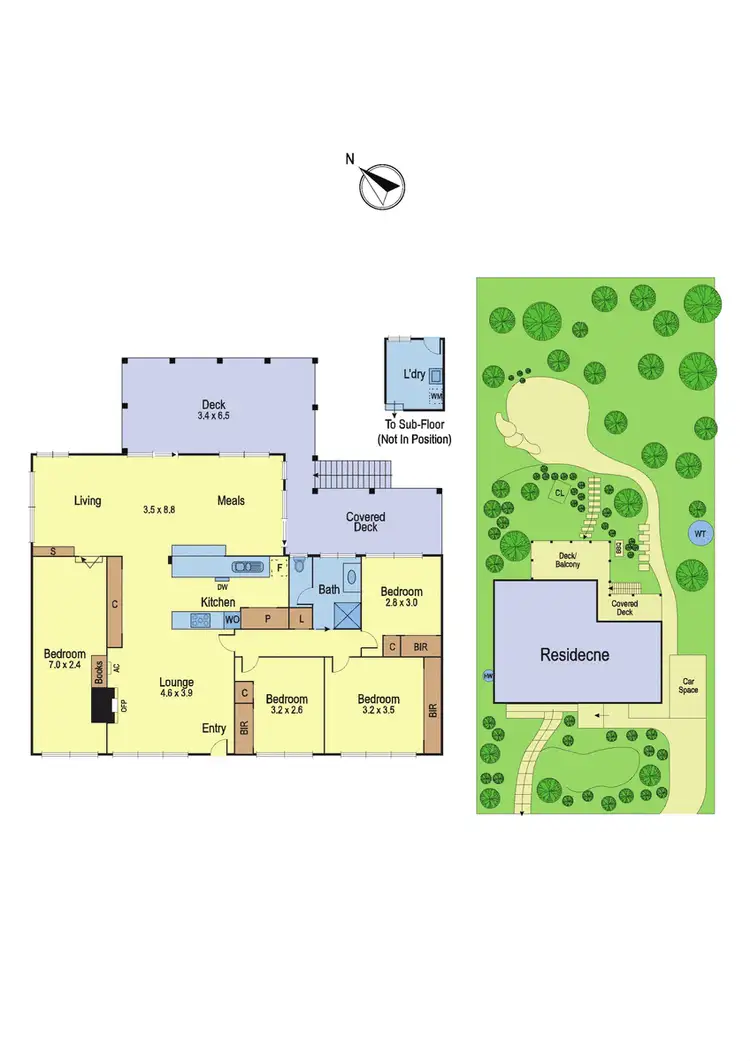 Floorplan of Homely house listing, 44 Philip Street, Lower Plenty VIC 3093