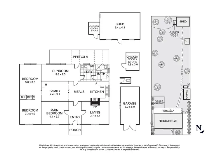 Floorplan of Homely house listing, 4 Parker Street, Templestowe Lower VIC 3107