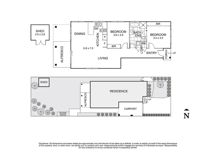 Floorplan of Homely house listing, 14A Ronald Street, Mitcham VIC 3132