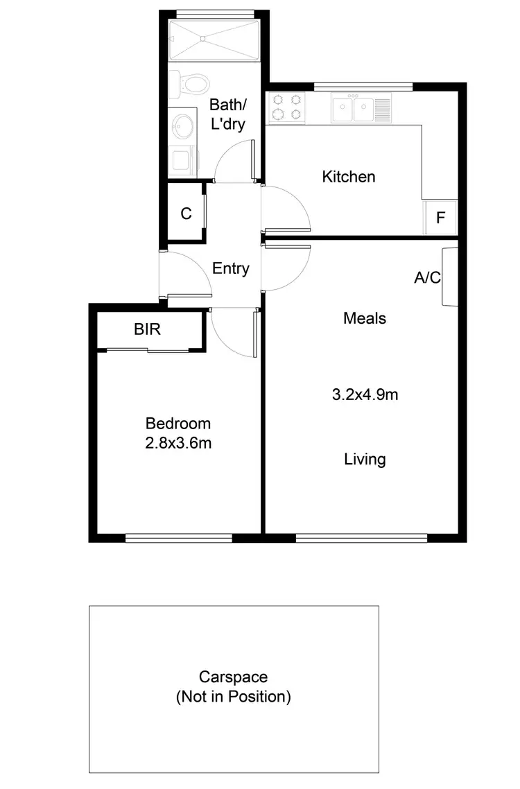 Floorplan of Homely apartment listing, 10/27 Ewart Street, Malvern VIC 3144