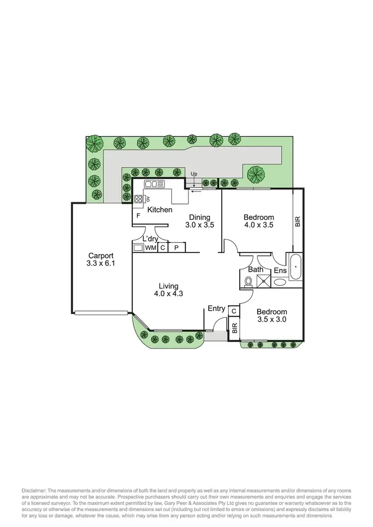 Floorplan of Homely villa listing, 3/7 Kingsley Parade, Carnegie VIC 3163
