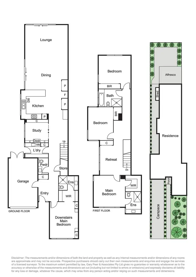 Floorplan of Homely townhouse listing, 21b Saturn Street, Caulfield South VIC 3162