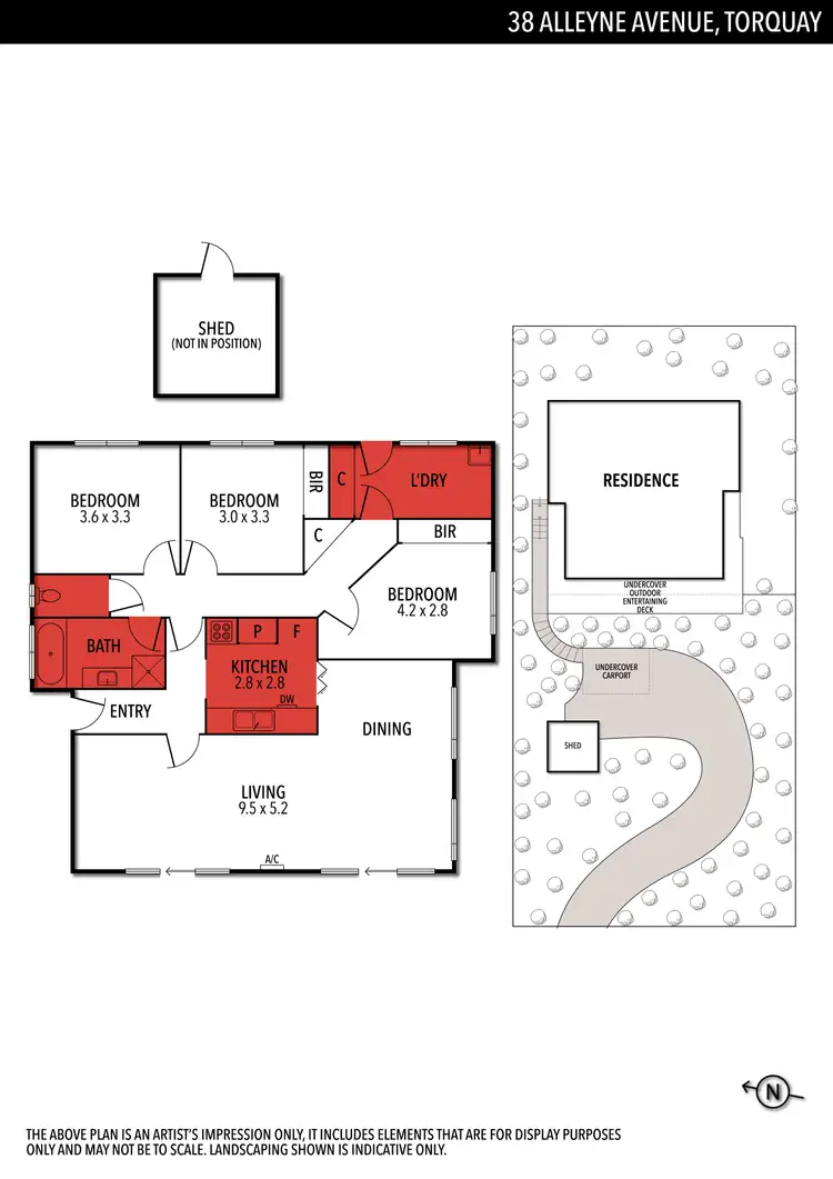Floorplan of Homely house listing, 38 Alleyne Avenue, Torquay VIC 3228