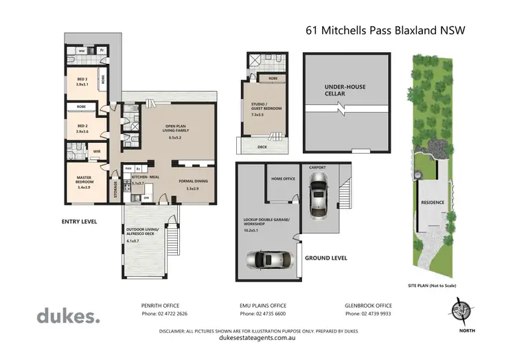 Floorplan of Homely house listing, 61 Mitchells Pass, Blaxland NSW 2774