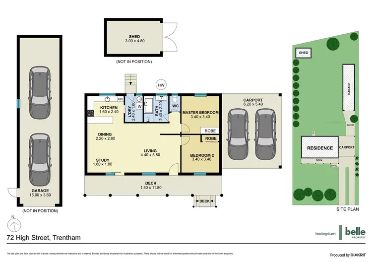 Floorplan of Homely house listing, 72 High Street, Trentham VIC 3458
