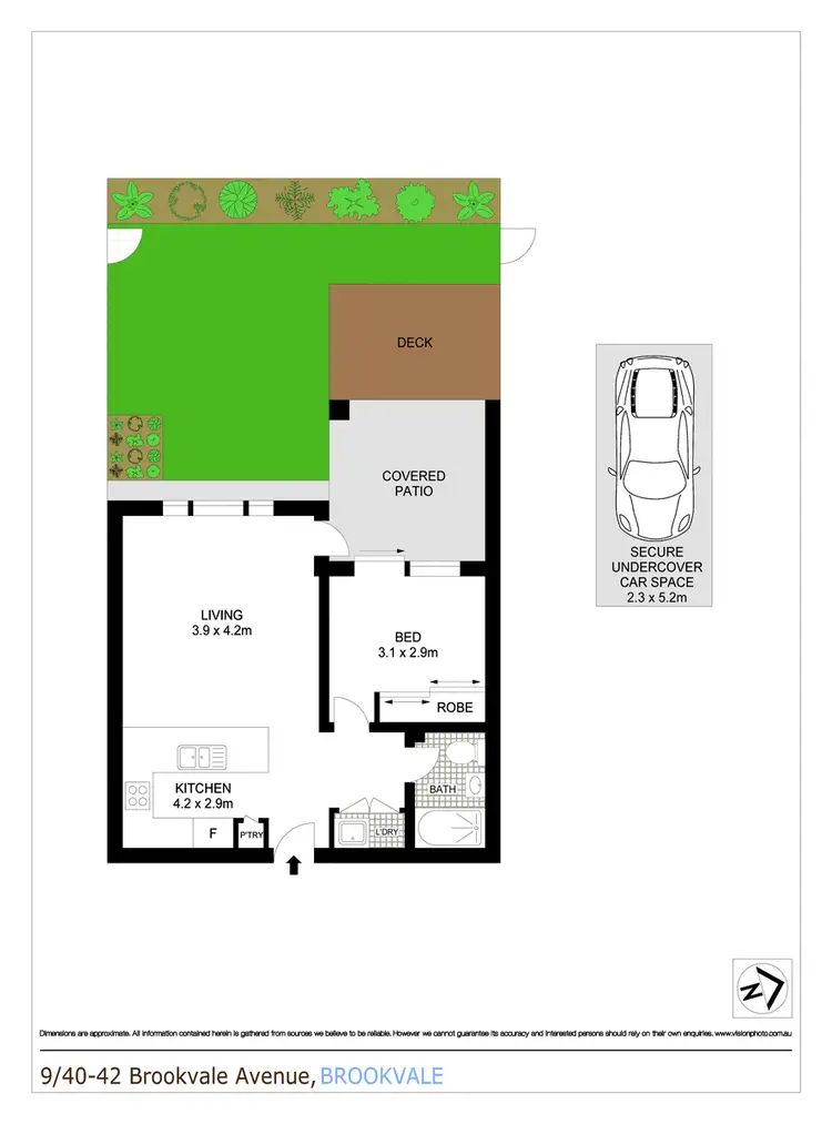 Floorplan of Homely apartment listing, 9/40-42 Brookvale Avenue, Brookvale NSW 2100