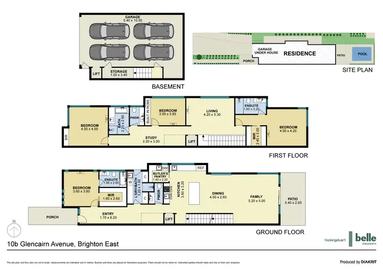 Floorplan of Homely townhouse listing, 10B Glencairn Avenue, Brighton East VIC 3187