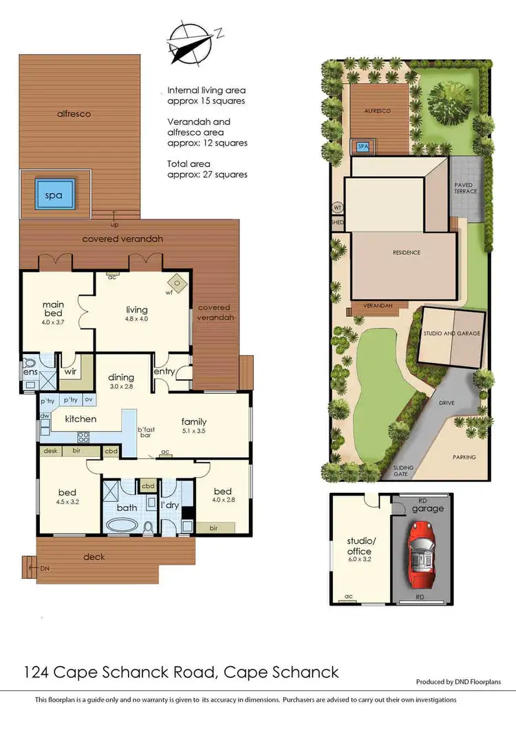 Floorplan of Homely house listing, 124 Cape Schanck Road, Cape Schanck VIC 3939