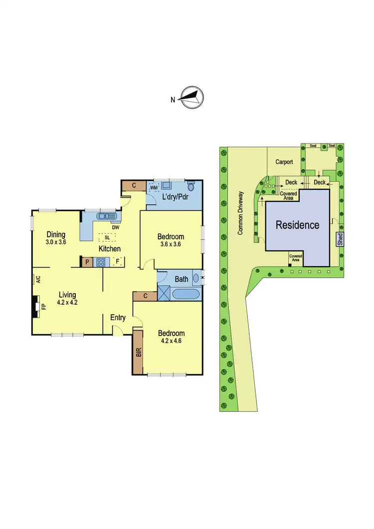 Floorplan of Homely unit listing, 10 Kenmare Street, Watsonia VIC 3087