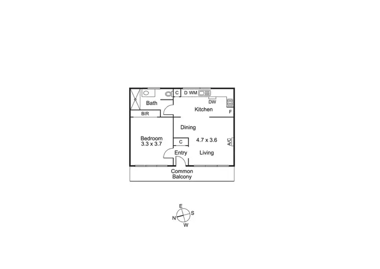 Floorplan of Homely apartment listing, 8/605 High Street, Prahran VIC 3181