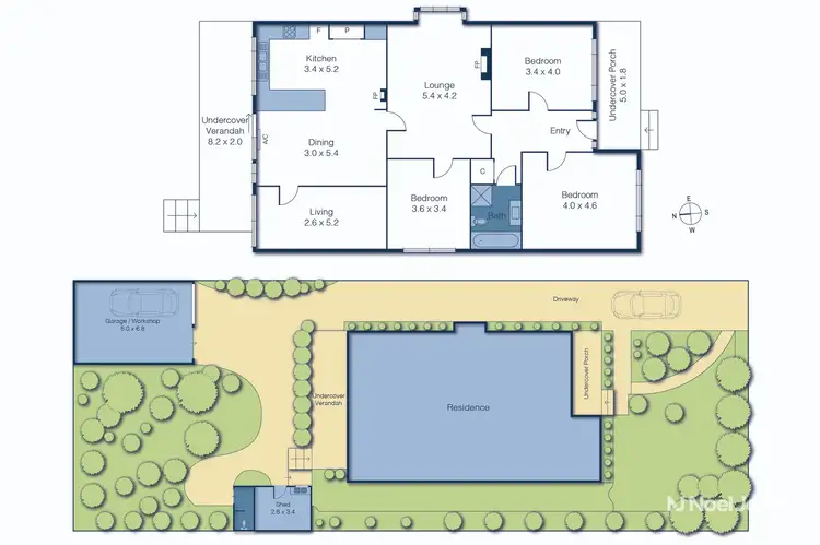 Floorplan of Homely house listing, 9 Kitchener Street, Deepdene VIC 3103