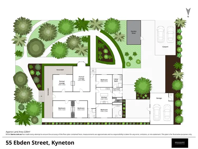 Floorplan of Homely house listing, 55 Ebden Street, Kyneton VIC 3444