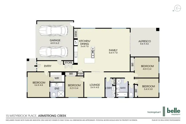 Floorplan of Homely house listing, 15 Mistybrook Place, Armstrong Creek VIC 3217