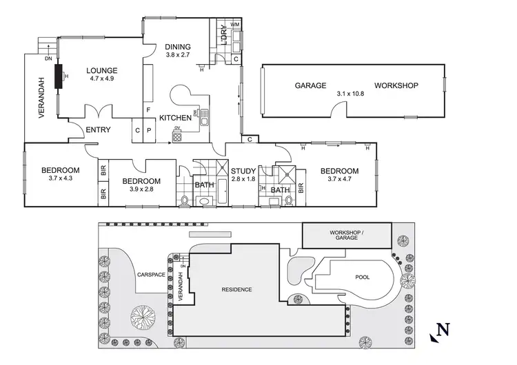 Floorplan of Homely house listing, 1026 Nepean Highway, Moorabbin VIC 3189