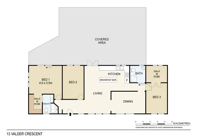 Floorplan of Homely house listing, 13 Valder Crescent, Rapid Creek NT 810