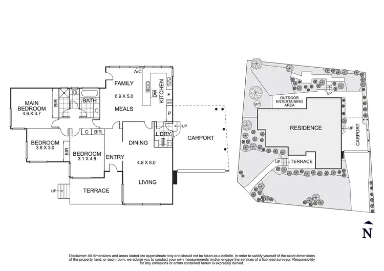 Floorplan of Homely house listing, 1 Edith Court, Doncaster VIC 3108