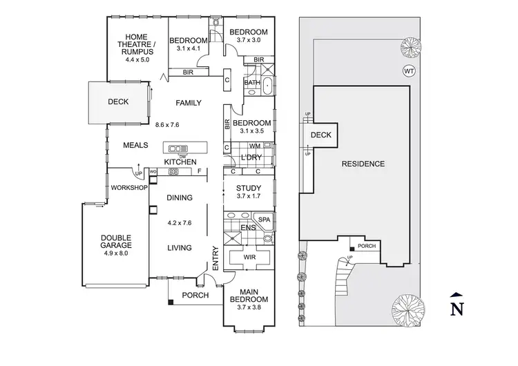 Floorplan of Homely house listing, 28 Eram Road, Box Hill North VIC 3129