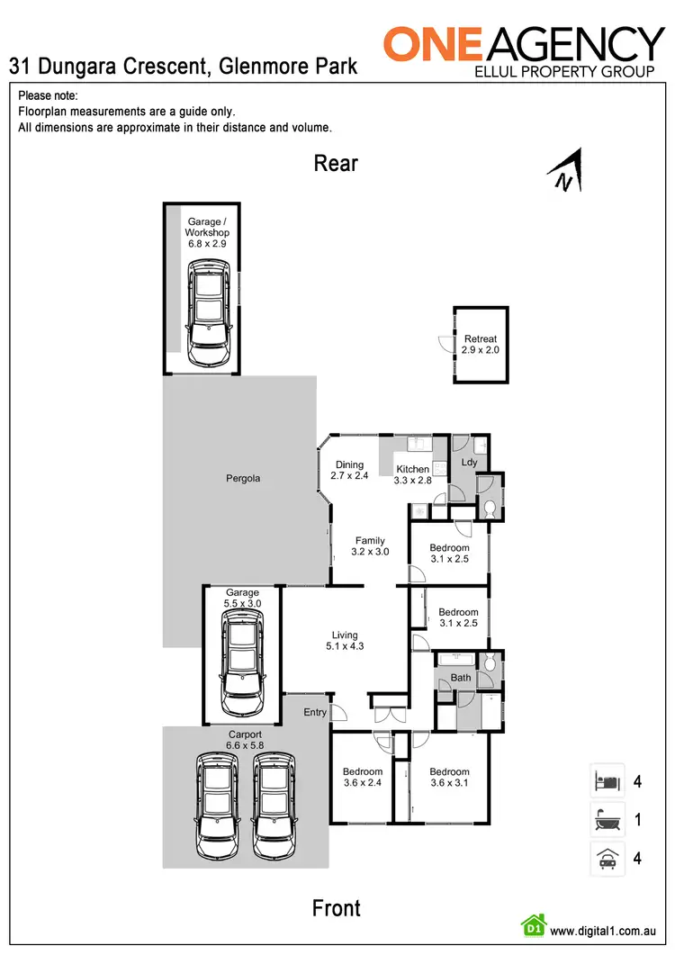 Floorplan of Homely house listing, 31 Dungara Crescent, Glenmore Park NSW 2745