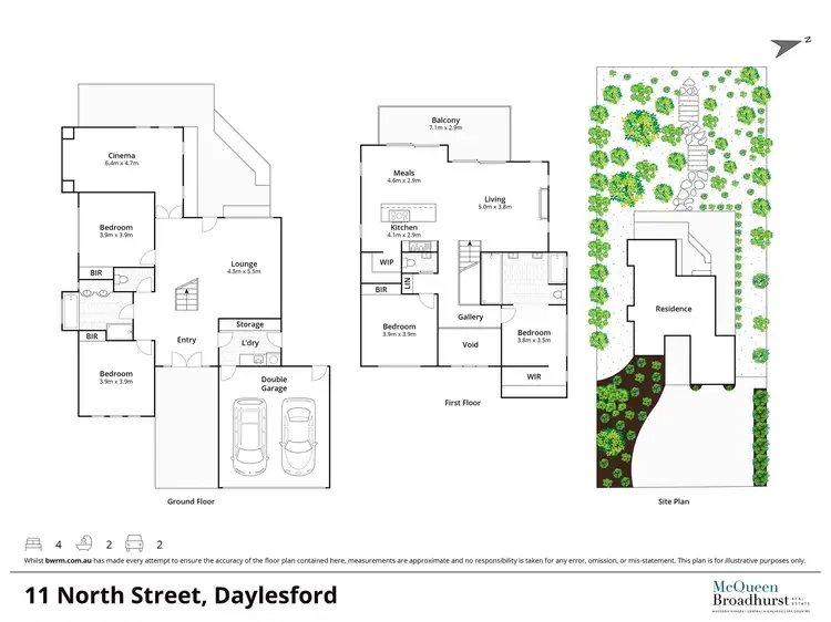 Floorplan of Homely house listing, 11 North Street, Daylesford VIC 3460