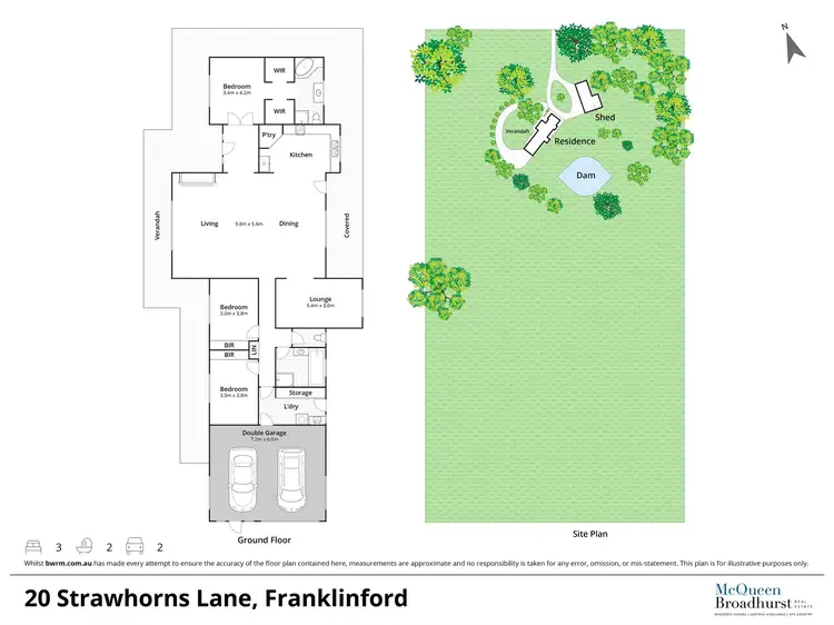 Floorplan of Homely house listing, 20 Strawhorns Lane, Franklinford VIC 3461