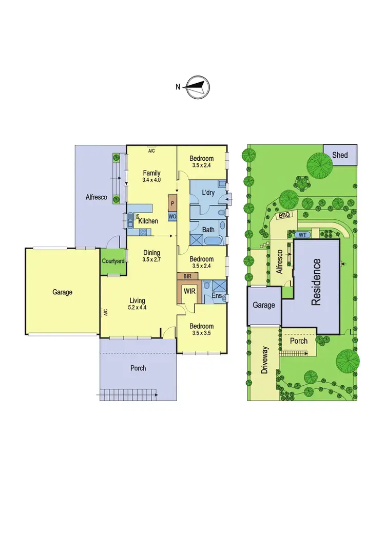 Floorplan of Homely house listing, 5 Dunstan Drive, Hurstbridge VIC 3099