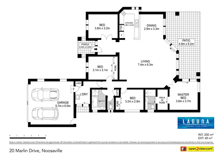 Floorplan of Homely house listing, 20 Marlin Drive, Noosaville QLD 4566