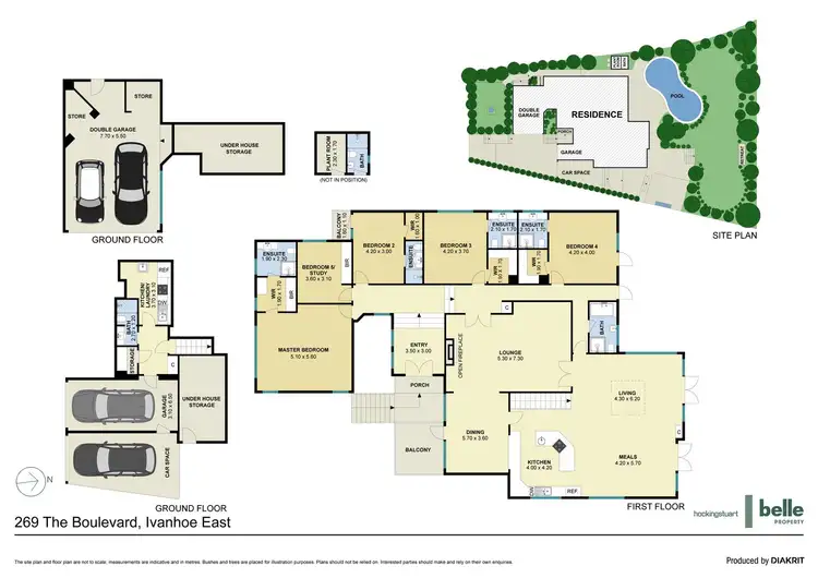 Floorplan of Homely house listing, 269 The Boulevard, Ivanhoe East VIC 3079