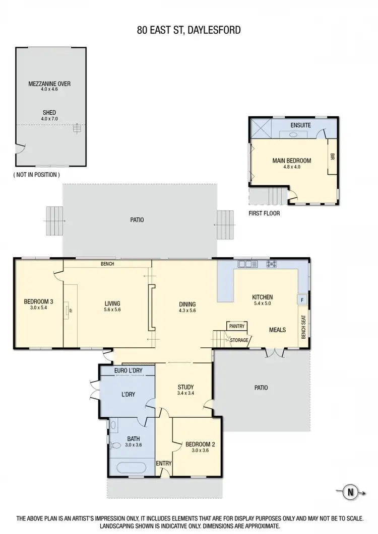 Floorplan of Homely house listing, 80-82 East Street, Daylesford VIC 3460