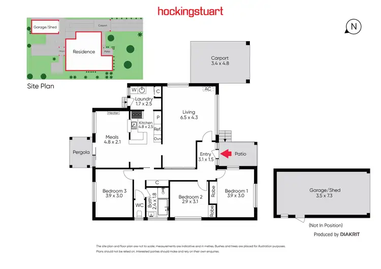 Floorplan of Homely house listing, 107 Karingal Drive, Frankston VIC 3199