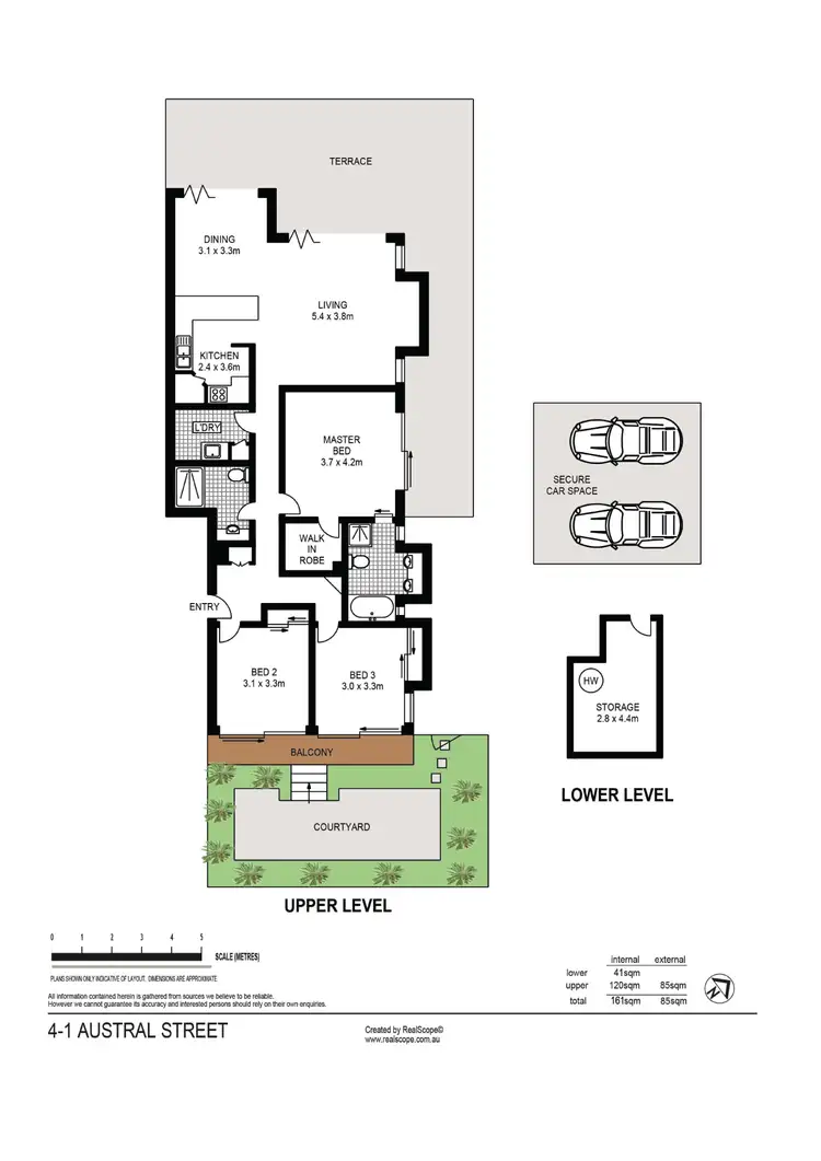 Floorplan of Homely unit listing, 4/1 Austral Street, St Lucia QLD 4067