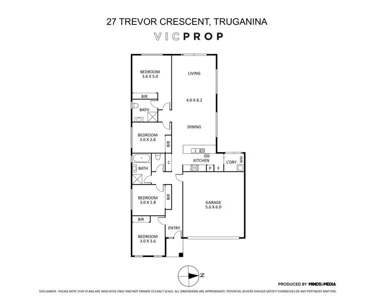 Floorplan of Homely house listing, 27 Trevor Crescent, Truganina VIC 3029